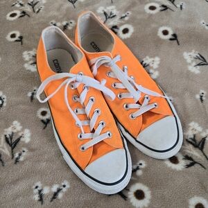 Converse All Star Low-Top Neon Orange Sneakers